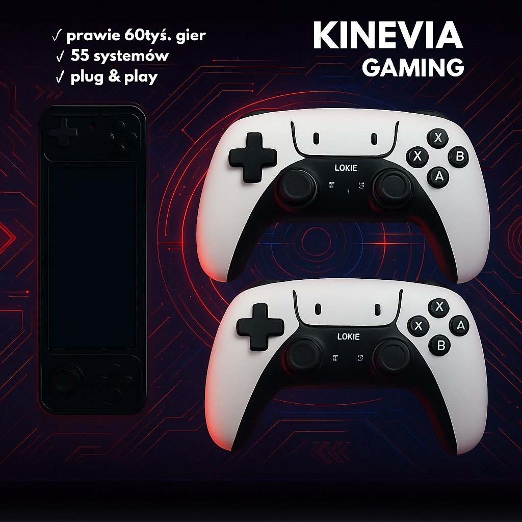 KINEVIA GAMING™ - Konsola Plug & Play